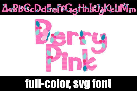 Berry Pink: A Playful Font with Professional Versatility