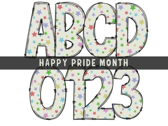 Celebrate Creativity with the Happy Pride Month Typeface