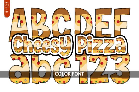 Cheesy Pizza: A Font That Brings Fun to Your Creative Projects