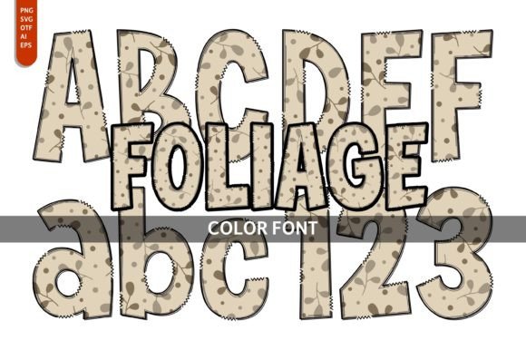 Foliage: A Creative Font for Playful and Artistic Designs