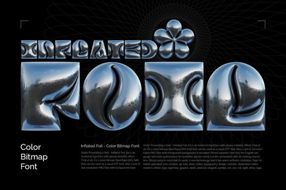 Inflated Foil: Crafting a Visual Identity with Metallic Shine