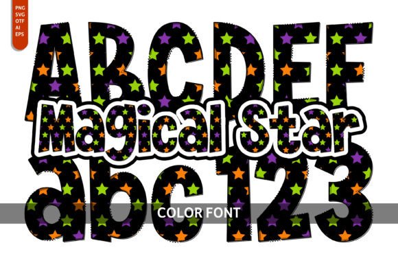 Magical Star: A Creative Font for Whimsical Design