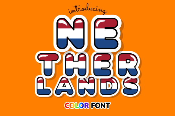 Netherlands: A Creative Display Font with Dutch Flair