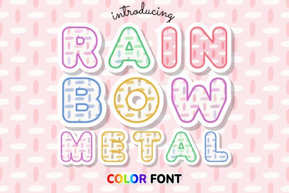 Rainbow Metal: The Color Font That Elevates Your Visuals