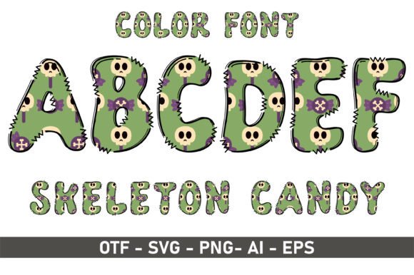 Skeleton Candy: A Creative Font for Playful Branding