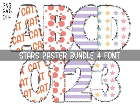 Stars Paster: A Fresh Take on Bold, Adorable Typography