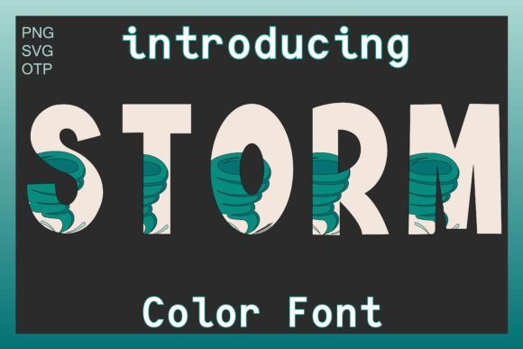 Storm: The Bold, Modern Display Font for Standout Designs