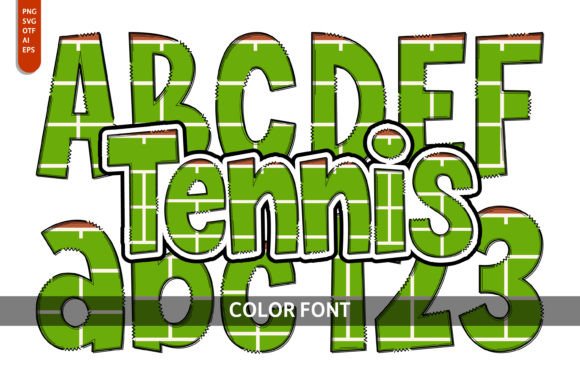 Unleash Playful Energy: The Tennis Typeface for Creative Projects