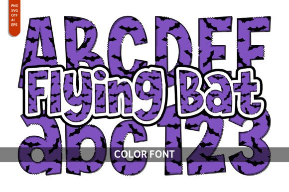 Unleash Whimsy with the Flying Bat Display Font