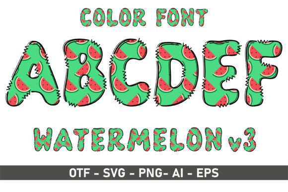 Watermelon V3: A Creative Display Font for Modern Projects