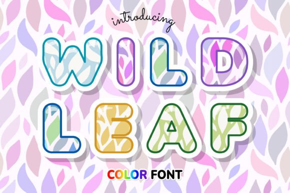 Wild Leaf: The Color Font for Modern Designs