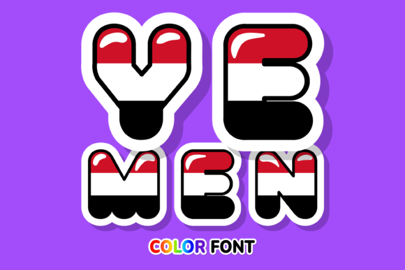 Yemen: A Color Font with Striking National Character